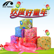 Nai Li kindergarten sandbag belt rope line sandbag traditional sandbag cartoon sandbag small sandbag hand seam sandbag