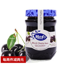 Imported hero black cherry jam 340g bread sauce with yogurt black cherry jam