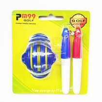 Golf Third-line Drawing Globe 2 Scribe Pens Scribe boxed Oily Mark Accessories End of supplies