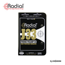 Radio J33 Active Turntable Preamp DI Box sing Active DI