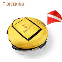 DIVEKING new free diving safety floating ball sea training buoy sea surface logo one-way inflatable spot can send