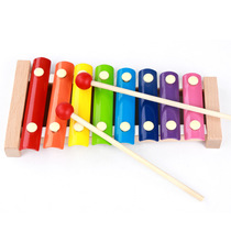 Wooden childrens educational toys eight-tone draping on the xylophone preschool education music instrument piano early education Carpenter