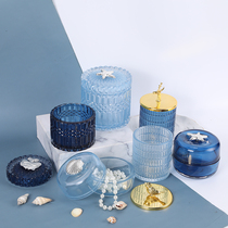 Glass City Mediterranean INS marine Glass home decoration storage tank candy jar jewelry jar