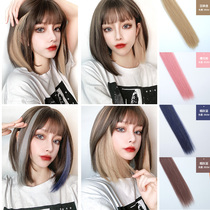 Dyeing hair artifact wig strip hanging ear dye hair film short hair gradient hanging ear dyeing wig color pick up