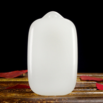 Chengyucheng Youpin Xinjiang Hetian jade end material sheep fat jade no matter brand flowers and birds landscape Guanyin Buddha pendant