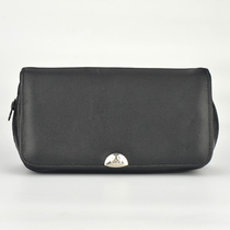 German imported cross anchor Sillems pipe bag high grade leather 2 bucket bag Black SIL6220