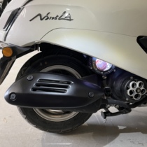 NS 125LA modified retro large - scale exhaust cover with thermowool insulation