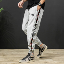 Cangshi Yishi gray pants mens autumn and winter foot sports pants Korean version of the trend casual Harlem pants high street ins tide