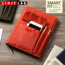  Japan Hili LIHIT LAB envelope book clothes Loose-leaf notebook A5B5 multi-function storage bag hand ledger