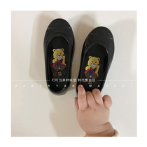 Spot Ding-dong (Korea) ins niche treasure Childrens national traditional rubber shoes wild retro photo