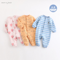 Mark Jenny 2021 New autumn winter clothing baby air layer one-piece clothes baby out of service 213027