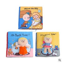 Baby's early childhood education cloth book can be torn apart and washed gnawed cloth book bath toilet cloth book spot