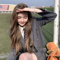 Wig female hair big wave long curly hair natural full head sleeve simulation daily Korean round face temperament long hair