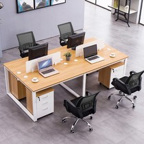 Shanghai Yongxing office furniture staff office table and chair screen desk combination 4 people 6 staff Station card seat