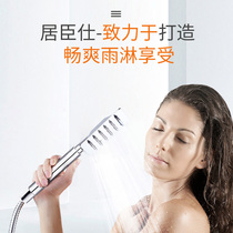  Bathroom hand-held shower head 304 stainless steel pressurized water-saving shower set Shower head showerhead