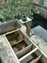 Baquel trough rectangular weir triangle open channel sewage flow ultrasonic open channel flowmeter R485 containing No. 4 Trough