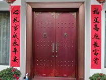Actually house Linfen store Songyan copper art courtyard double open anti-theft door SY038
