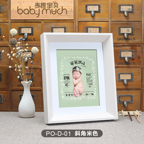 McFun Baby Magazine Cover Fetal Hair Painting Fetal Hair Commemorative Crafts Baby Men and Women Baby Creative Zodiac Gifts