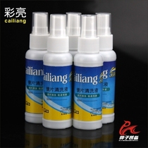 Motorcycle helmet lens cleaning agent locomotive cleaner dust removal decontamination anti-static aromatic spray
