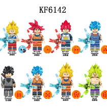 Kefeng Dragon Ball Series KF6142 Monkey King Betta Super Saiyan Assemble Building Block Man Boy Toys