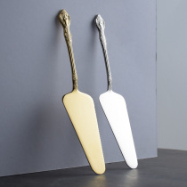 Mino 304 stainless steel relief handle cake shovel knife court vintage bread knife pizza knife spatula baking home