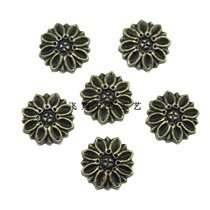 Antique zinc alloy patch flower surface decorative patch wooden box wine box decorative sheet bronze diameter 22MM