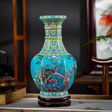 珐琅彩陶瓷花瓶-珐琅彩陶瓷花瓶促销价格、珐琅彩陶瓷花瓶品牌- 淘宝