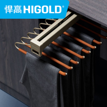 Hummer Wardrobe Armani Trouser Frame Push-Pull Trouser Top 400 Cabinet Multifunctional Pull-Pull Damping Telescopic Trouser Frame