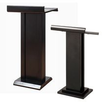 Hotel podium Podium podium podium Welcome desk Reception desk Conference room Solid wood podium Black iron paint dining table