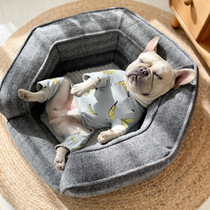 Deep Sleep Hexagon Dog Sofa Fou Dog Kennel Dog Bed Full-Removable Pet Bed Thick Solid Warm Dog Mat