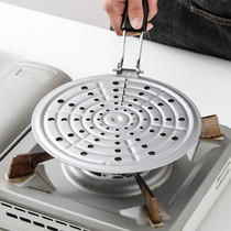Japan imported gas stove heat guide plate milk pot snow pan anti-burning black heat transfer plate gas stove pot heating pot pad
