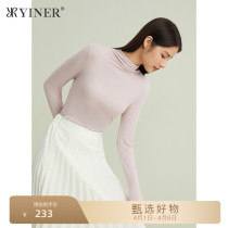 Soundtrack YINERlife2021 autumn winter new warm lingerie woman Skinder heaps heaps of undershirt blouse