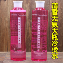 Cold hot bottle perm hair water curly hair perm hair potion hot Cold hot hot electric water medicine cold hot liquid 1000ml 1000ml * 2