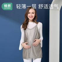  Jingqi radiation-proof clothing Pregnant womens clothing radiation sling during pregnancy Wear women to work invisible belly pocket in autumn