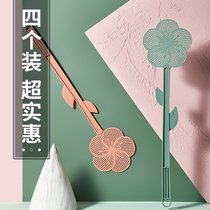 Home fly swatter plastic thick long handle mosquito killing artifact summer sky net home large mosquito beat