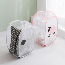 Home cartoon dirty clothes basket folding laundry basket storage basket home dirty clothes storage basket