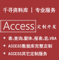 Access database on behalf of access big job management on-machine practice VBA programming