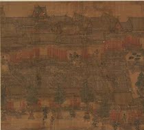 The name of the painting collection of the Qing Dynasty Qingshu high-definition electronic picture decoration spray painting identification copy Chinese painting material
