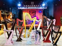 Harp accessories Harp leg stand Strings tuner Tuning wrench Harp package tutorial etc