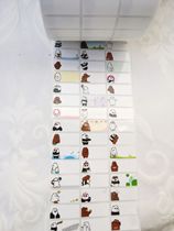 Factory direct consumables three bears waterproof label name sticker machine sticker ribbon children sticker