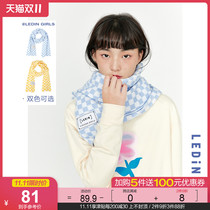Lechi check scarf 2021 autumn and winter New color scarves female candy color checkerboard hipster design sense