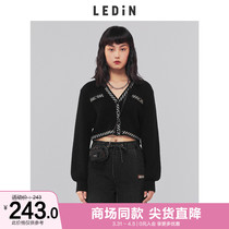 (mall the same section) Lemachi Classic retro cardio-hoodie 2022 spring new pure desire knitwear C1EDB3503