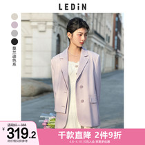 Early Spring New Products Lemachi Personality Design Sensation Small Crowd Suit 2022 Spring Pure Color Casual Suit Jacket Woman Loose