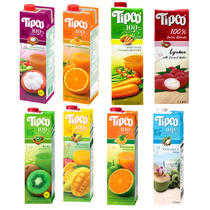 Thai Taipo Tipco juice NFC Golden Orange green orange juice coconut Tipco mangosteen mango kiwi juice 1L