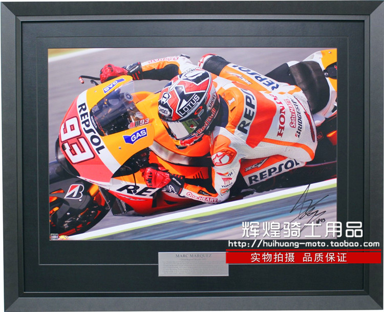 MOTOGP M93 Honda HONDA Team Marquez Autograph photo collection photo frame