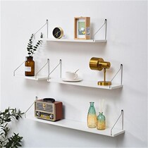 Punch-free wall shelf bedroom wall hanging wall living room TV Wall wall hanging bookshelf Wall wall partition