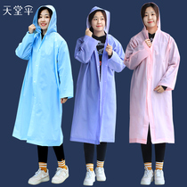 Paradise umbrella raincoat long full body single male and female adult riding rainstorm electric bicycle bicycle fashion poncho