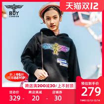boylondon childrens clothing hooded sweater fashion Eagle print Tide brand