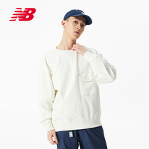 New Balance NB Official 22 new male style casual sports round collar sweatshirt AMT21369