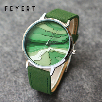 FEYERT Outer single Japanese quartz movement Art Genesis Design for gender neutral Greater secondary school students